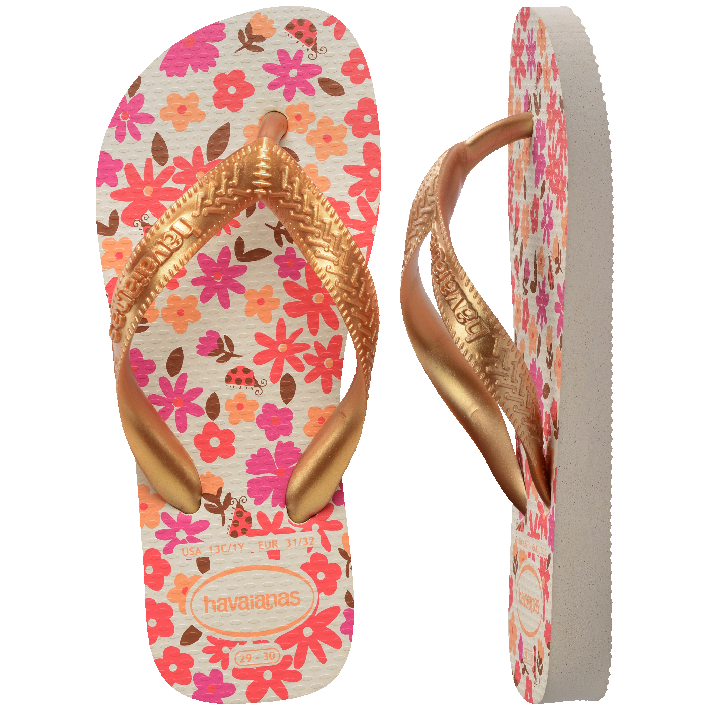 Chinelo Infantil Floral Morangos: Conforto e Estilo para Meninas Brincalhonas