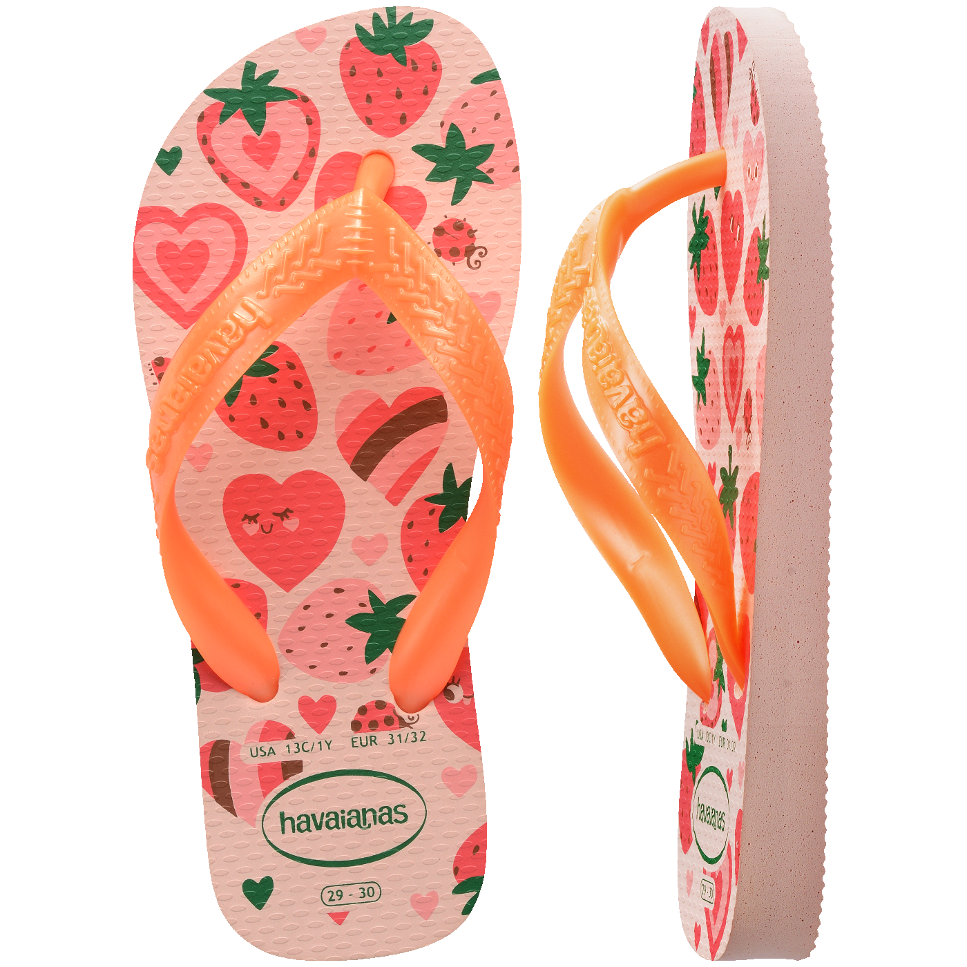 Chinelo Infantil Flores e Morangos: Conforto Divertido para os Pés!