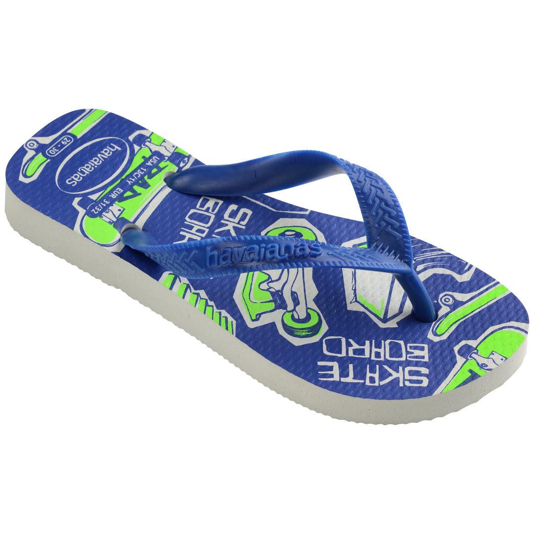 Chinelo Infantil Athletic Azul Naval Estampas Esportivas Basquete Futebol Conforto Leve
