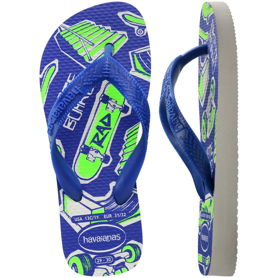 Chinelo Infantil Athletic Azul Naval Estampas Esportivas Basquete Futebol Conforto Leve