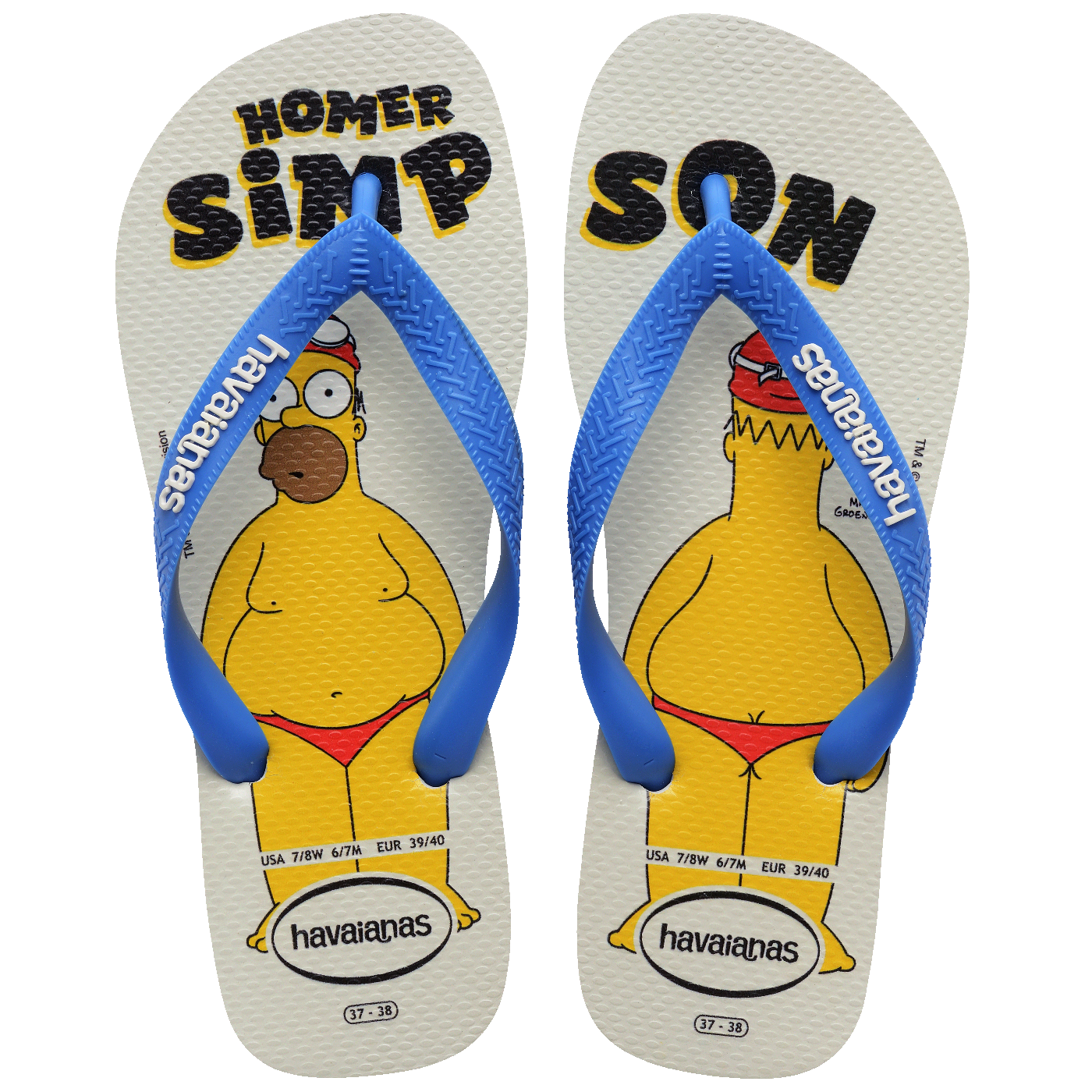 Chinelo Oficial Os Simpsons: Estampa Divertida, Conforto Duradouro e Estilo Único