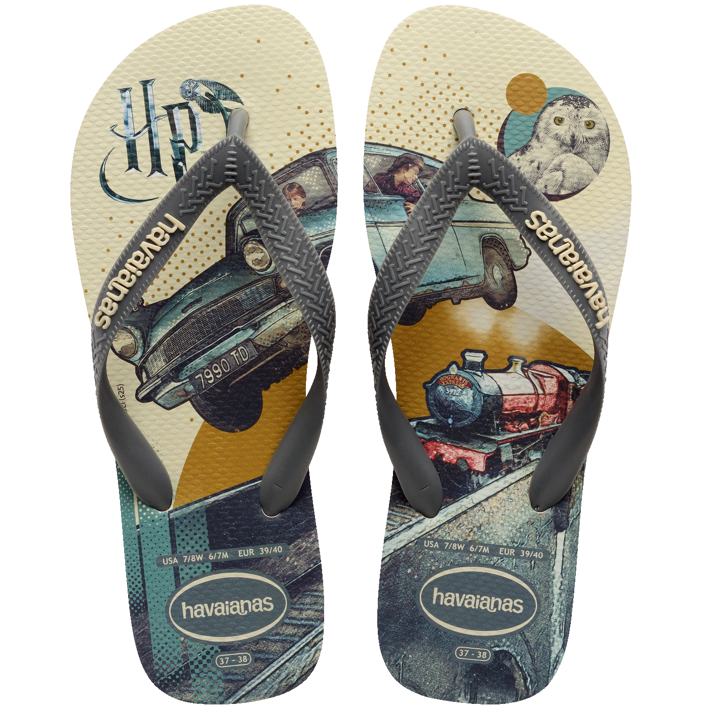 Chinelo Harry Potter: Conforto Mágico, Estampas Mapa Maroto e Bruxos