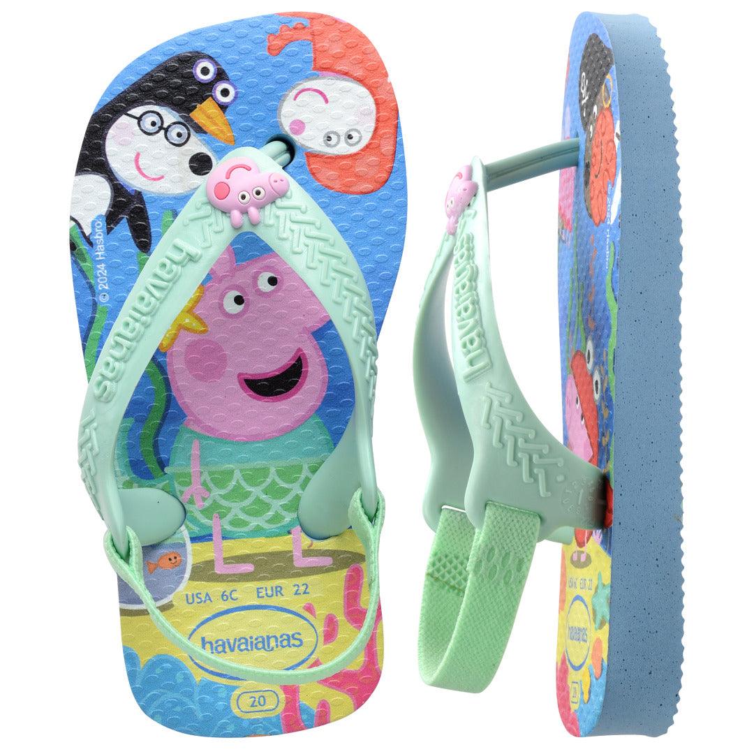 Chinelo Baby Peppa Pig Azul Lavanda: Conforto e Segurança para Pequenos Pés