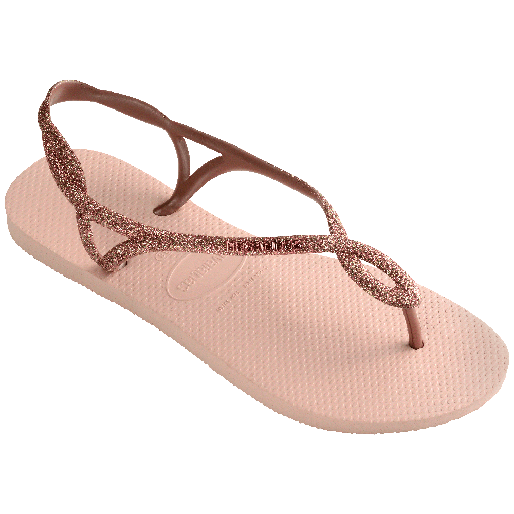 Rasteirinha Luna Premium Glitter Rosa Ballet: Conforto Tiras Cruzadas Estilo