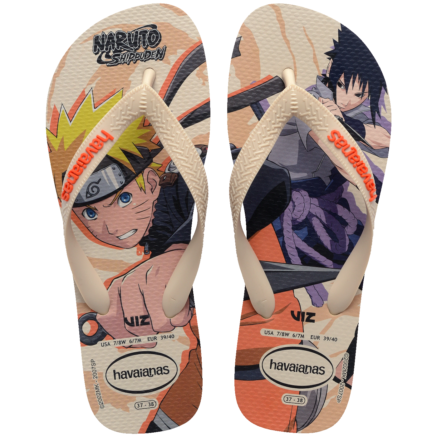 Chinelo Top Naruto Confortável Estampa Exclusiva Personagens Anime Estiloso