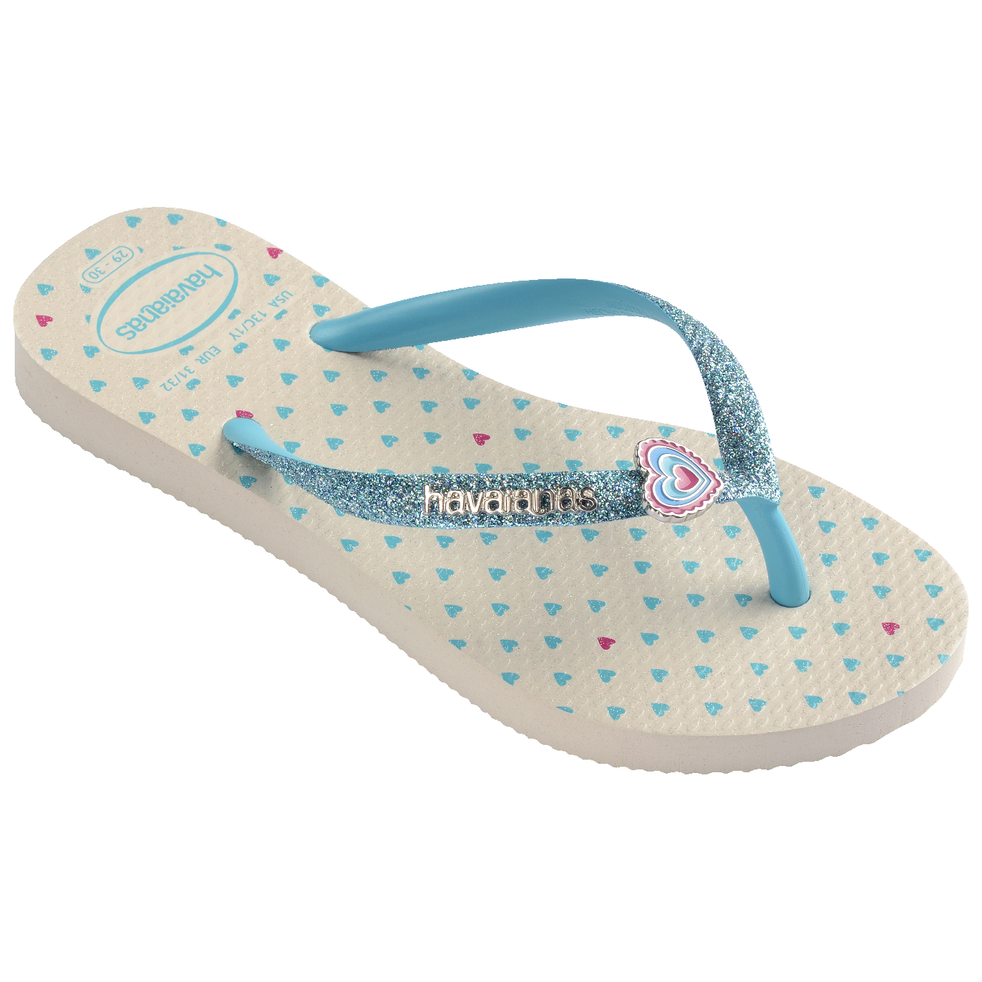 Chinelo Infantil Slim Glitter II Confortável Brilhante Praia Lazer Meninas
