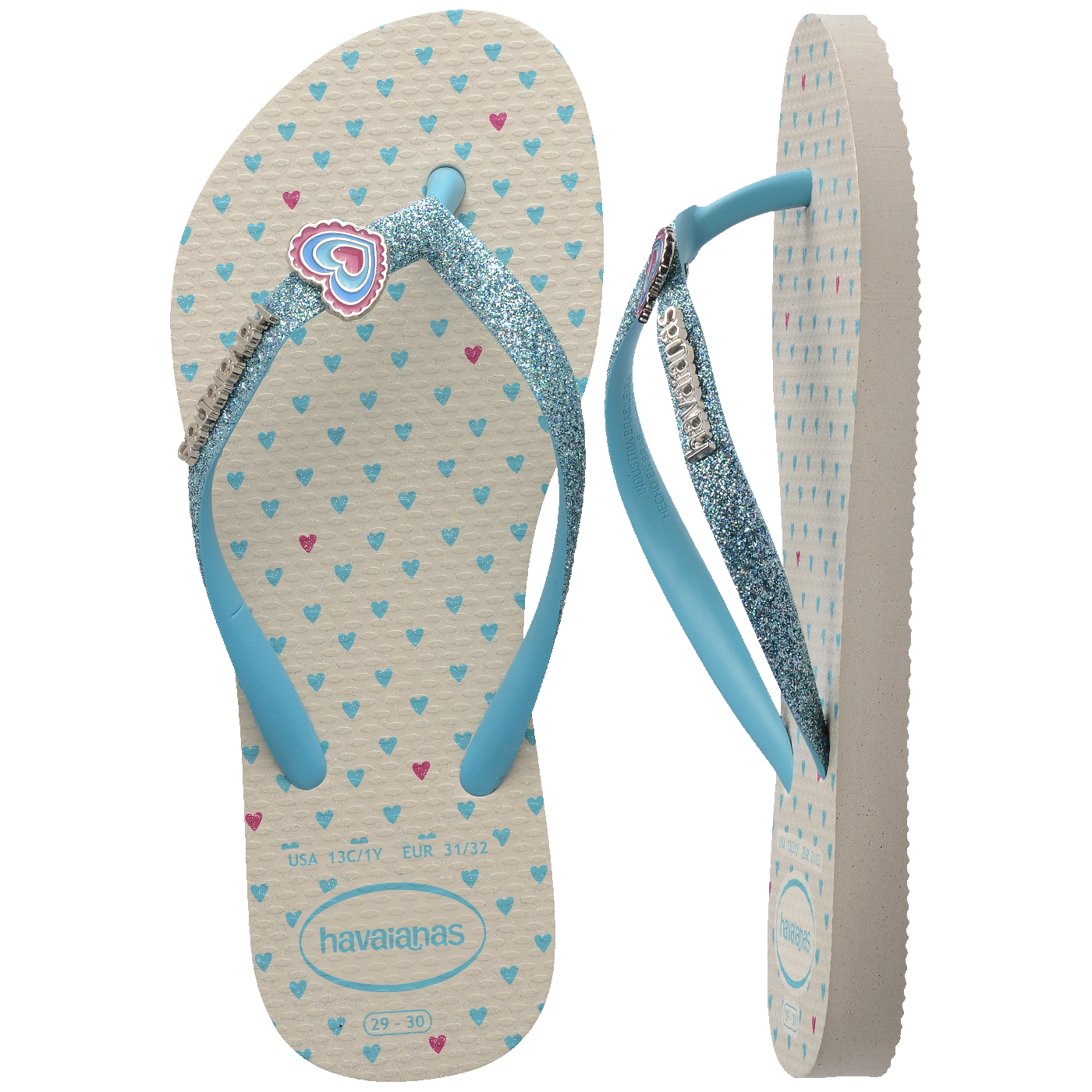 Chinelo Infantil Slim Glitter II: Brilho e Conforto para Pequenos Pés