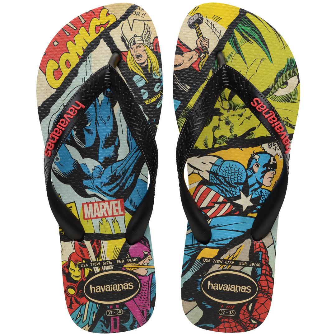 Chinelo Top Marvel Classics: Conforto Heroico e Estilo Vintage para Fãs