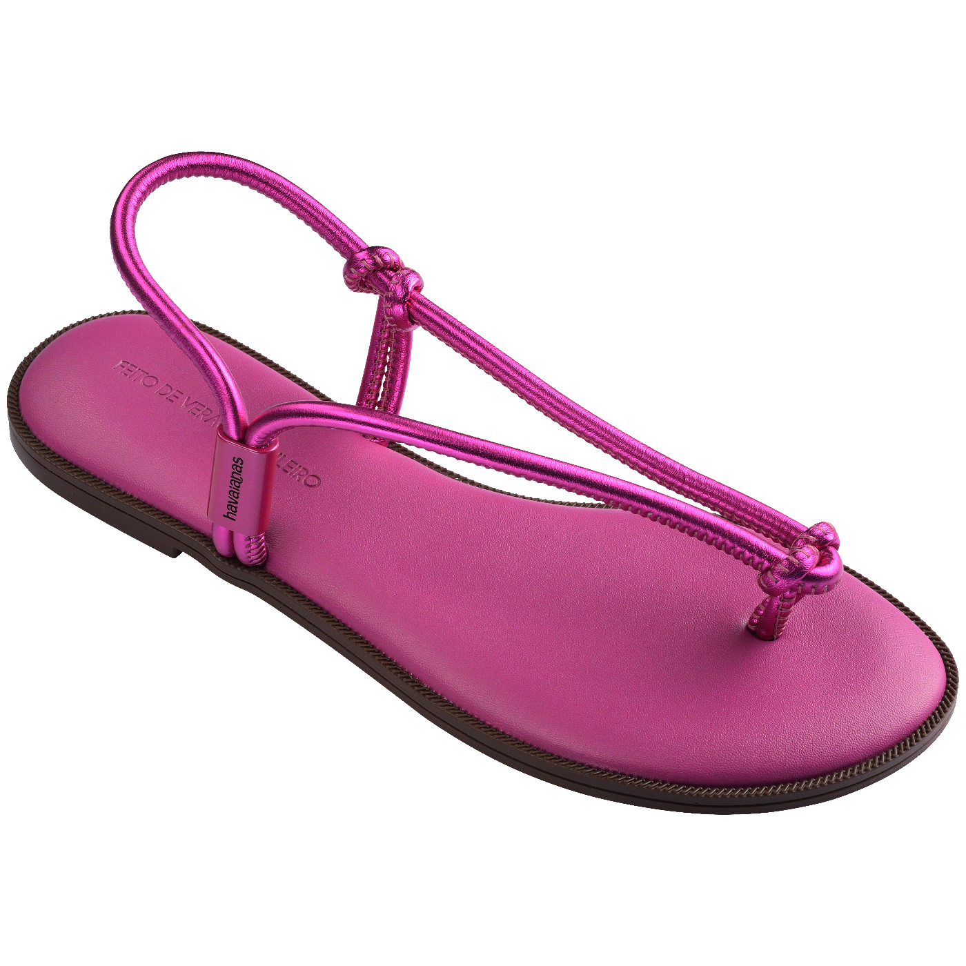 Rasteirinha Una Açaí Feminina Confortável Estilo Verão Praia Leve Durável