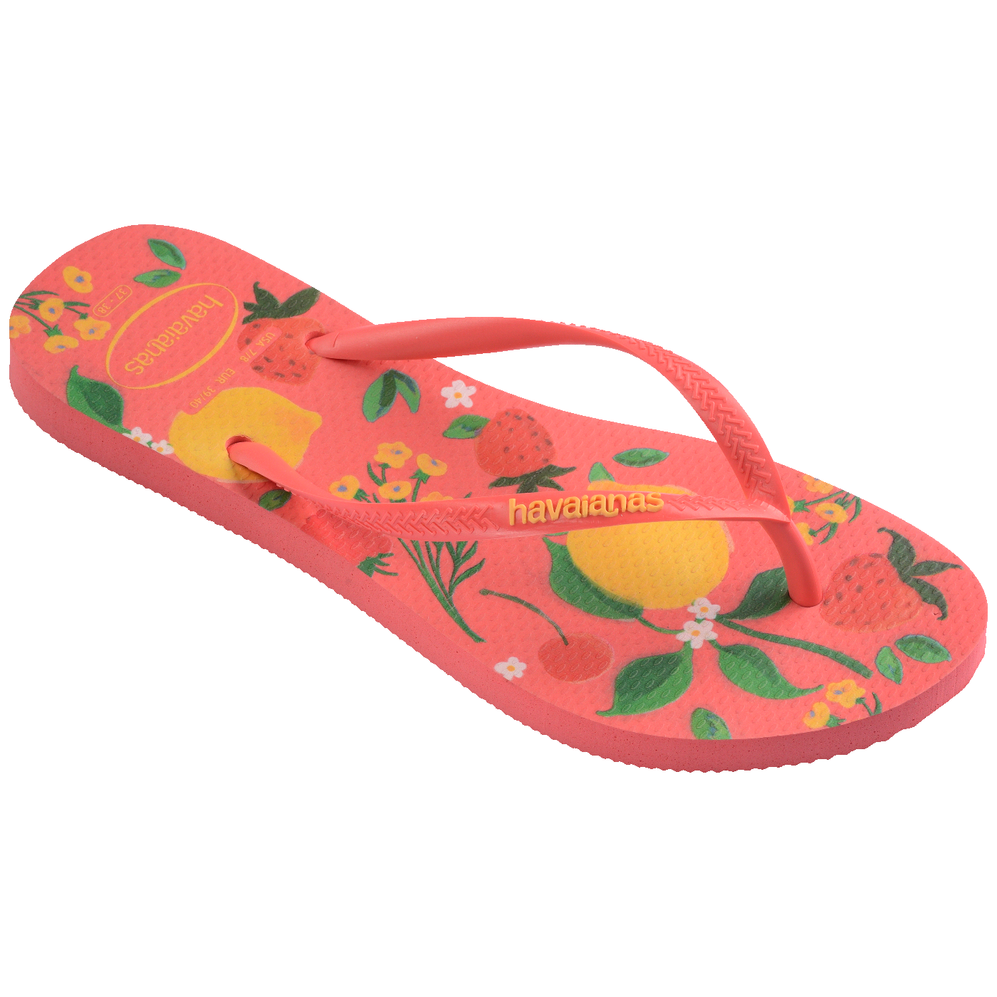 Chinelo Slim Summer Bliss: Estampa Tropical Feminina, Conforto Leve para o Verão