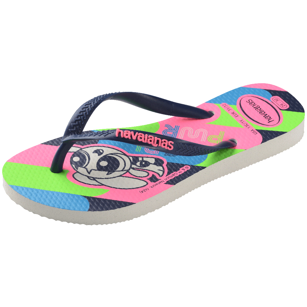 Chinelo Infantil Slim Meninas Super Poderosas Confortável Estiloso Resistente