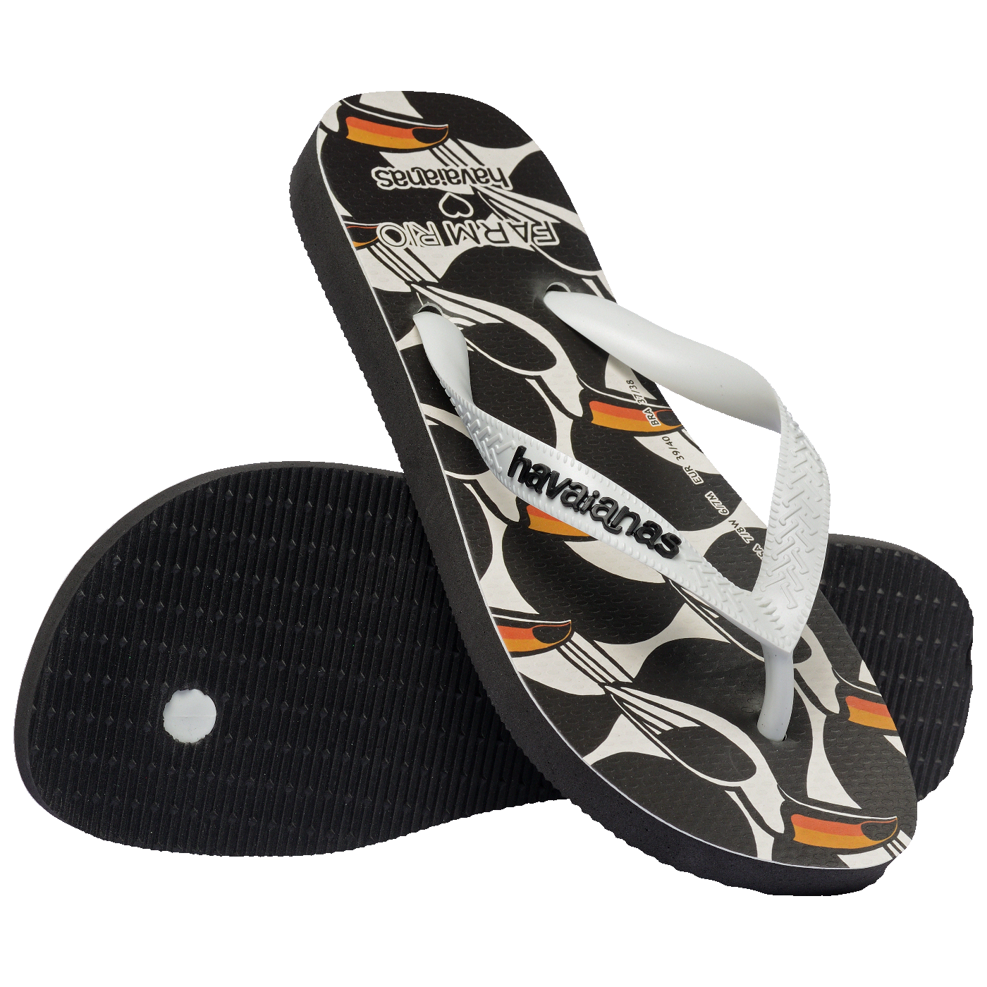 Chinelo Farm Copatucano: Conforto Vibrante e Estampa Tropical Exclusiva de Tucano
