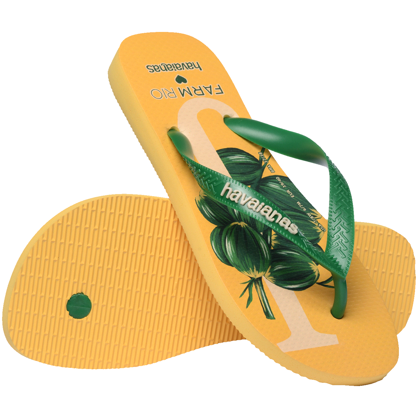 Chinelo Farm RJ Estampa Tropical Vibrante Conforto Verão Praia Piscina