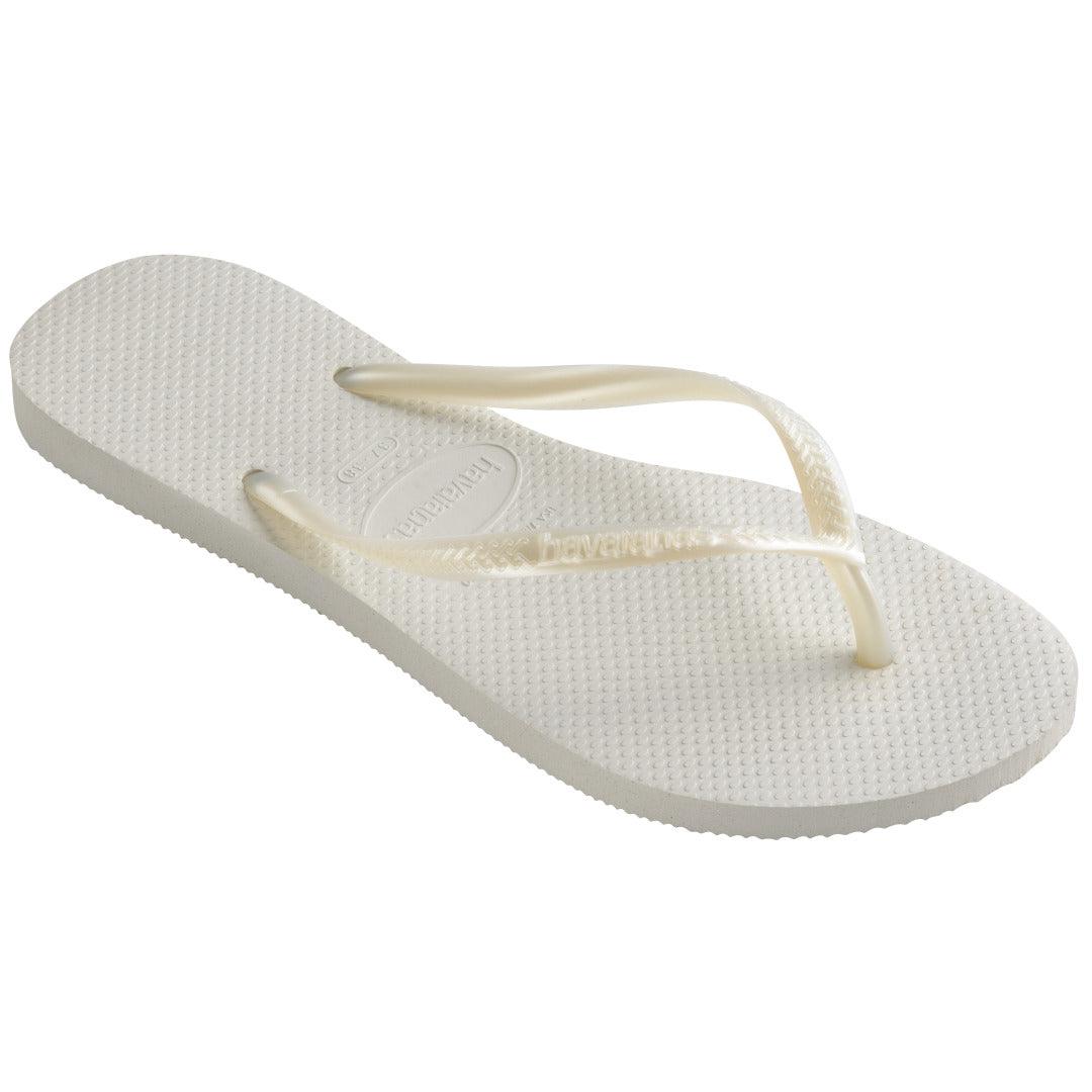 Chinelo  Slim Feminino Branco: Conforto Leveza Delicadeza para Seus Pés