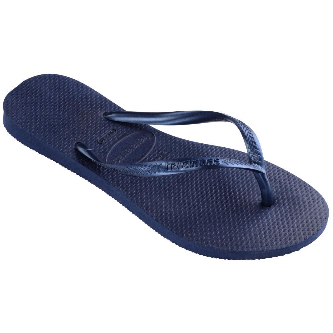 Chinelo  Slim Azul Marinho Feminino: Clássico, Leve, Confortável e Versátil