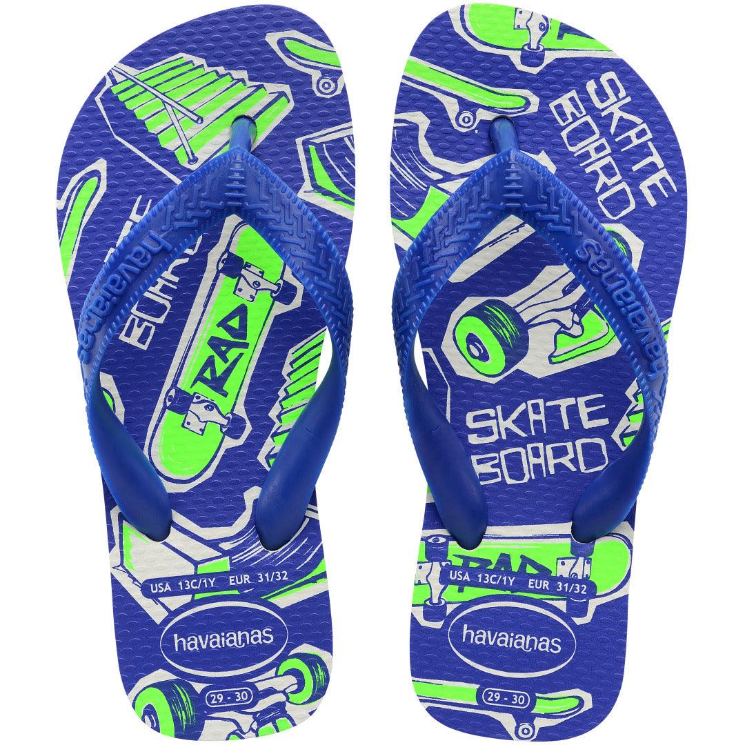 Chinelo  Infantil Athletic Azul Naval Estampas Esportivas Basquete Futebol Conforto Leve