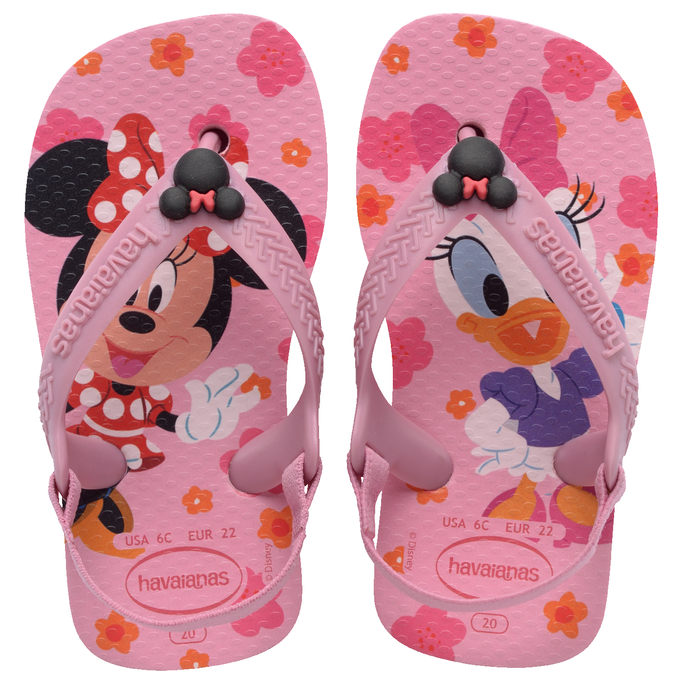 Chinelo  Baby Disney Clássicos Minnie e Margarida: Conforto e Fofura Infantil