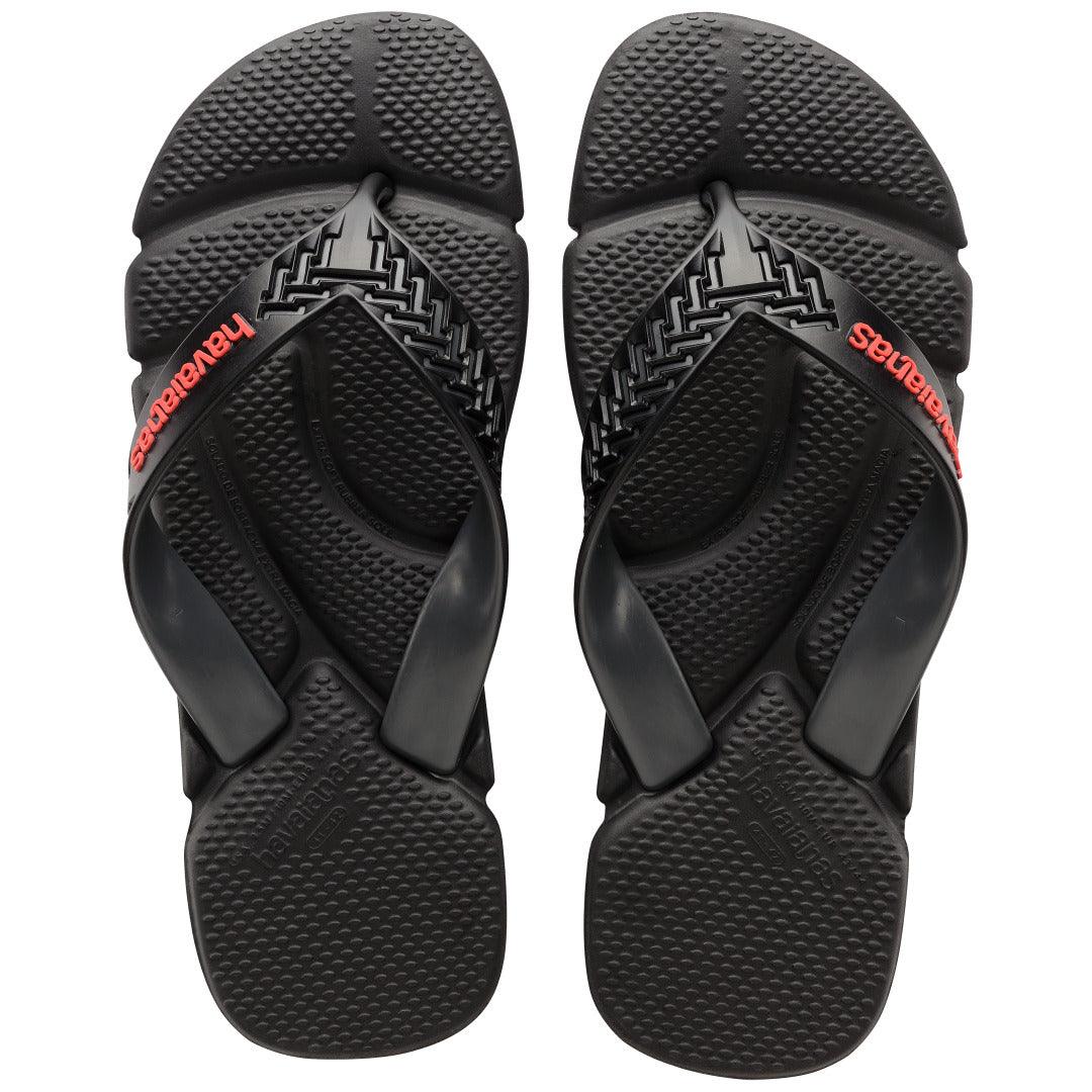 Chinelo  Power 2.0 Preto: Conforto Supremo, Design Moderno e Borracha Macia