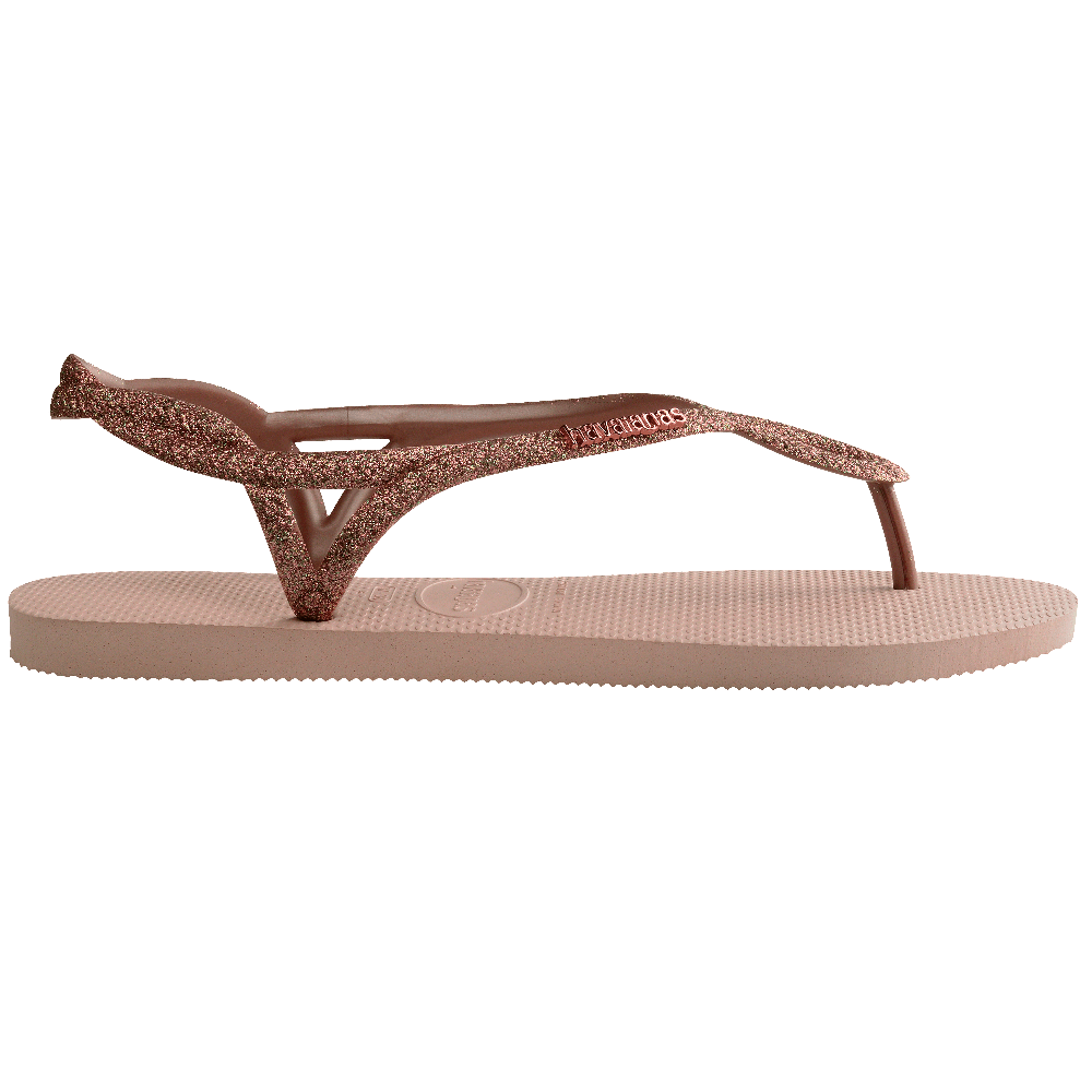 Rasteirinha  Luna Premium Glitter Rosa Ballet: Conforto Tiras Cruzadas Estilo