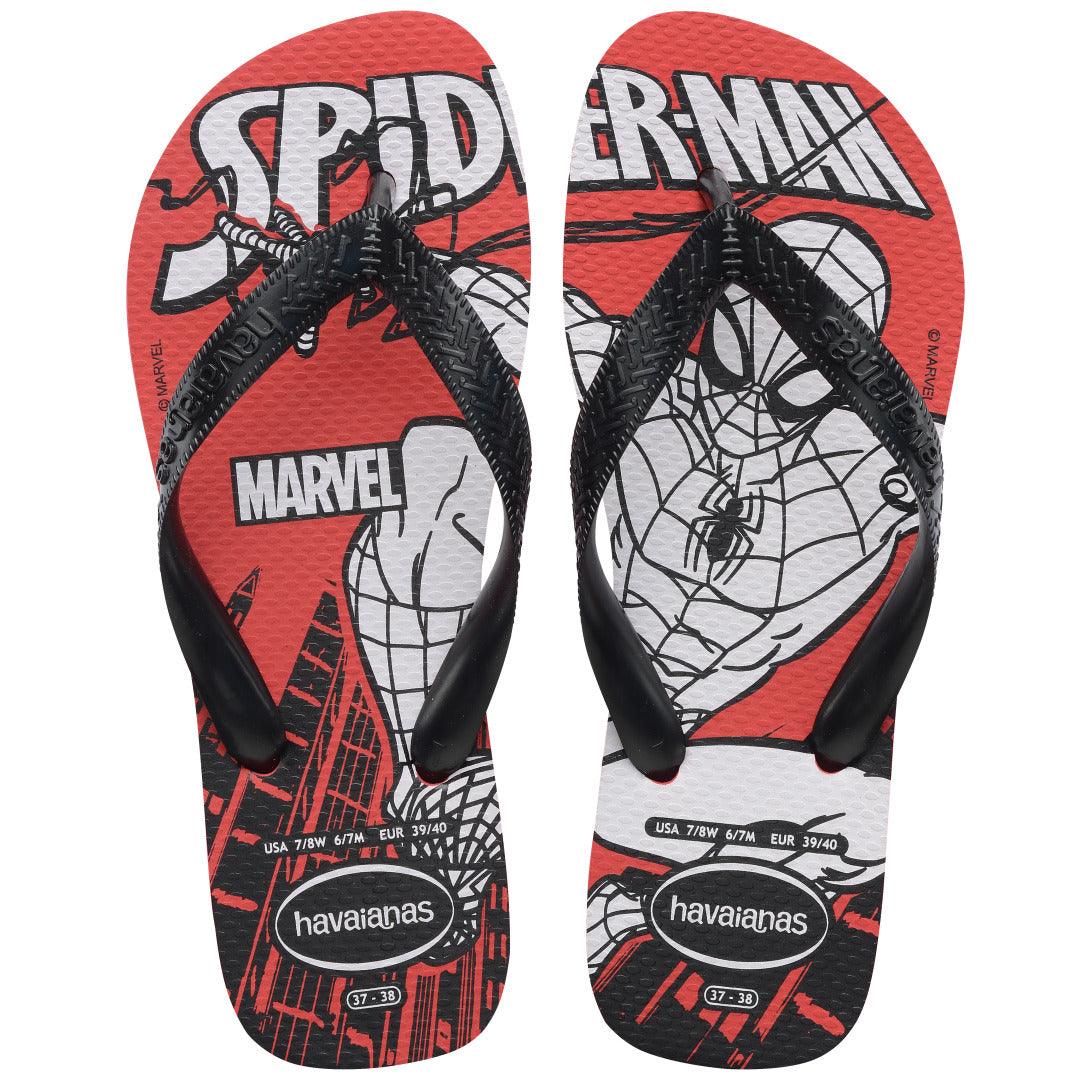 Chinelo  Top Marvel Logomania: Conforto Vibrante para Fãs de Super-Heróis