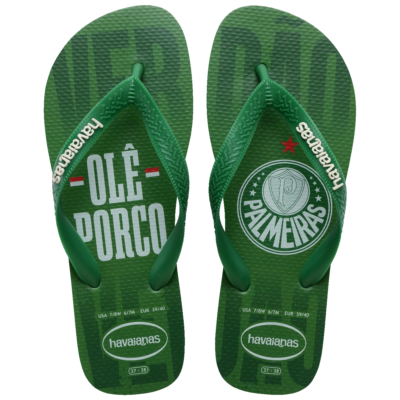 Chinelo  Palmeiras: Conforto Verde, Estilo Torcedor, Academia de Futebol