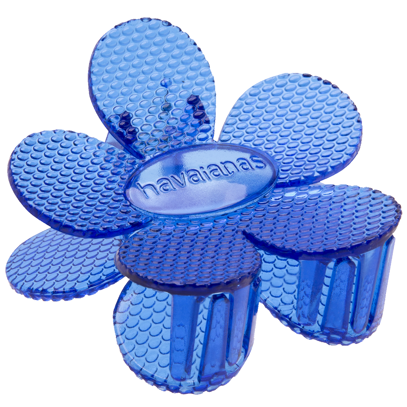 Presilha de Cabelo  Floral Azul Brilhante: Estilo Icônico para o Verão