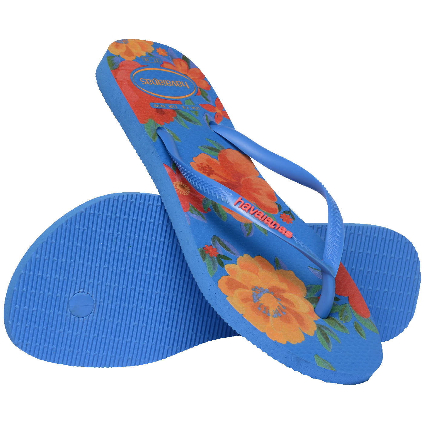 Chinelo  Slim Summer Bliss: Conforto Feminino Estampado, Inspiração Verão Brasil