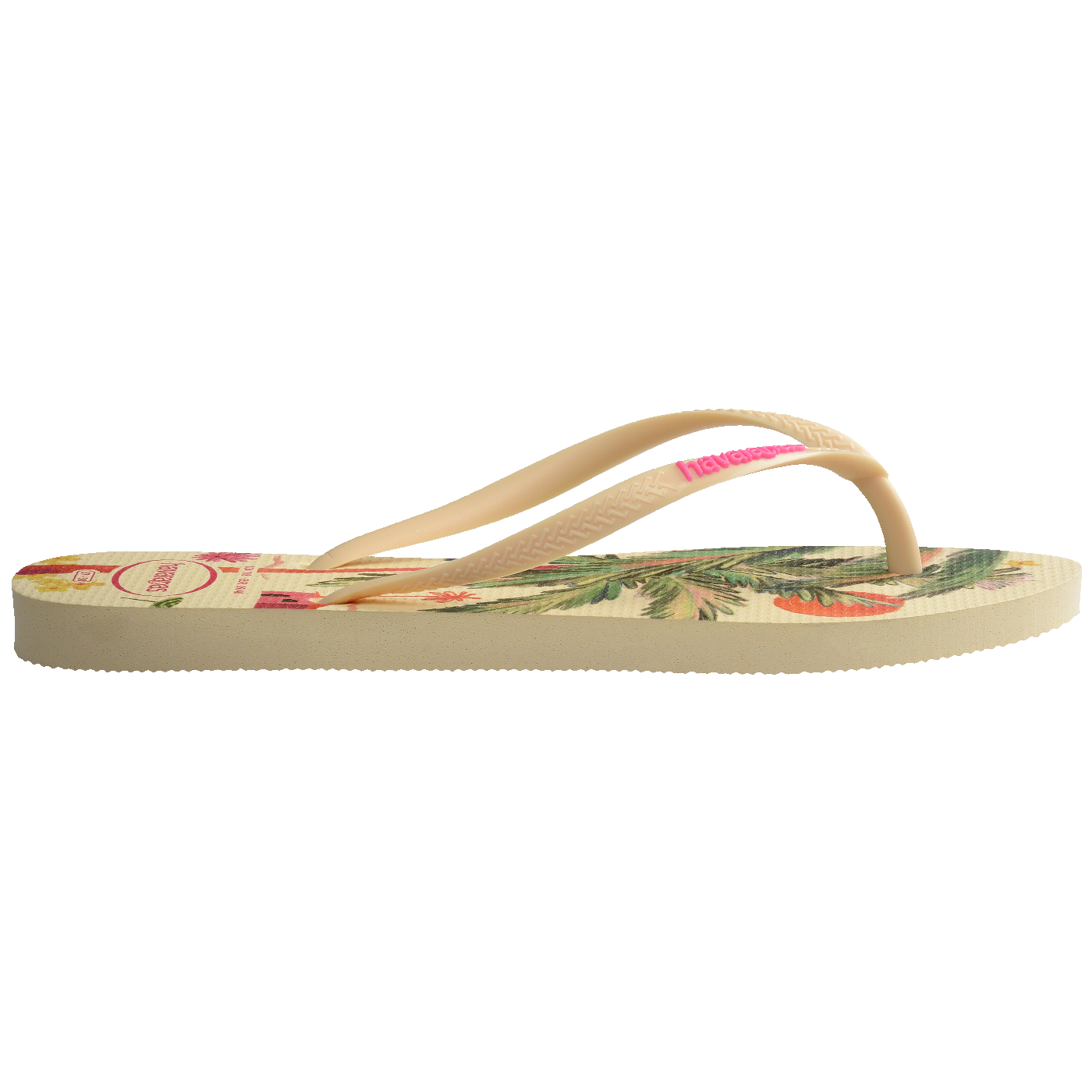 Slim Summer Bliss: Chinelo Feminino Tropical, Leveza e Conforto para o Verão