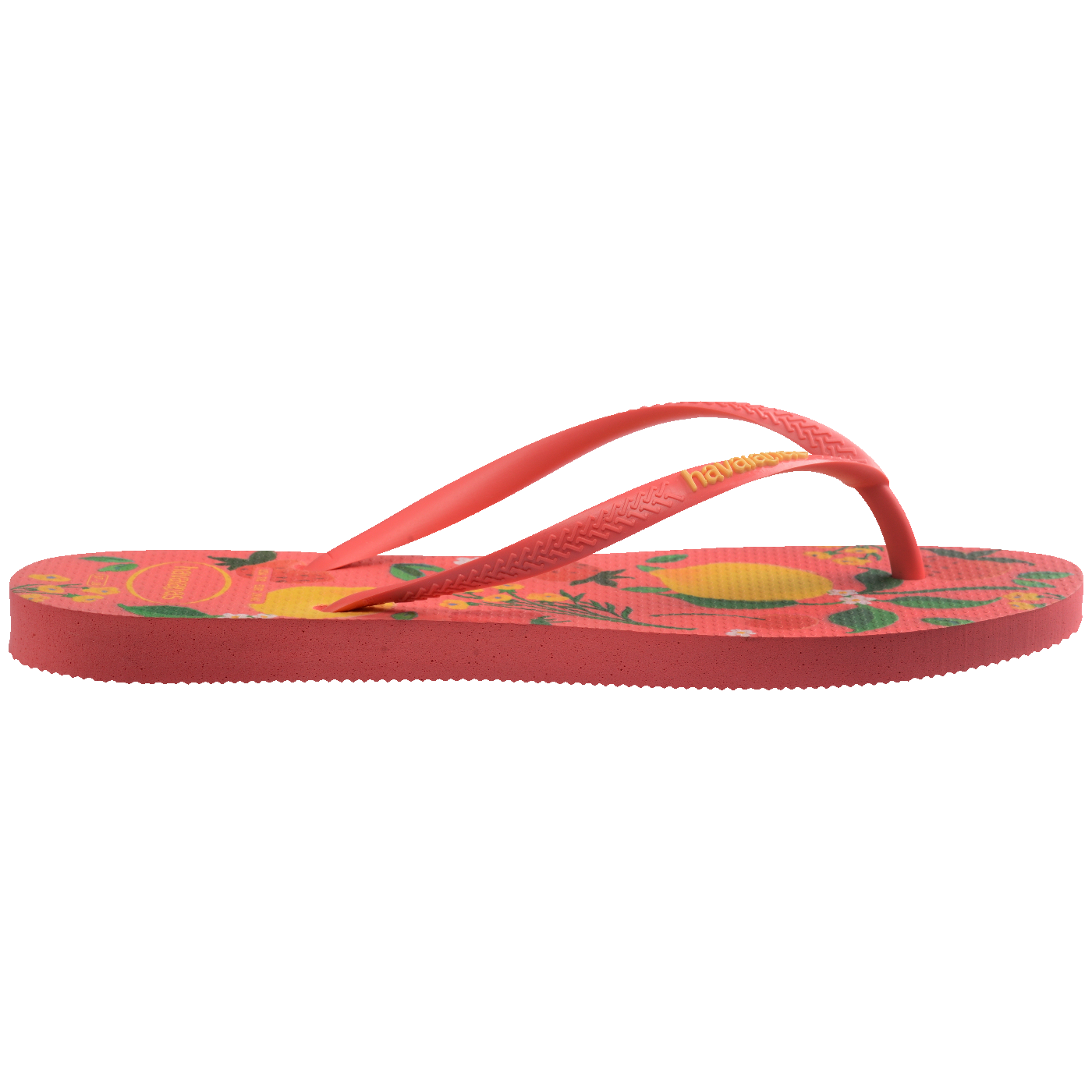 Chinelo  Slim Summer Bliss: Estampa Tropical Feminina, Conforto Leve para o Verão