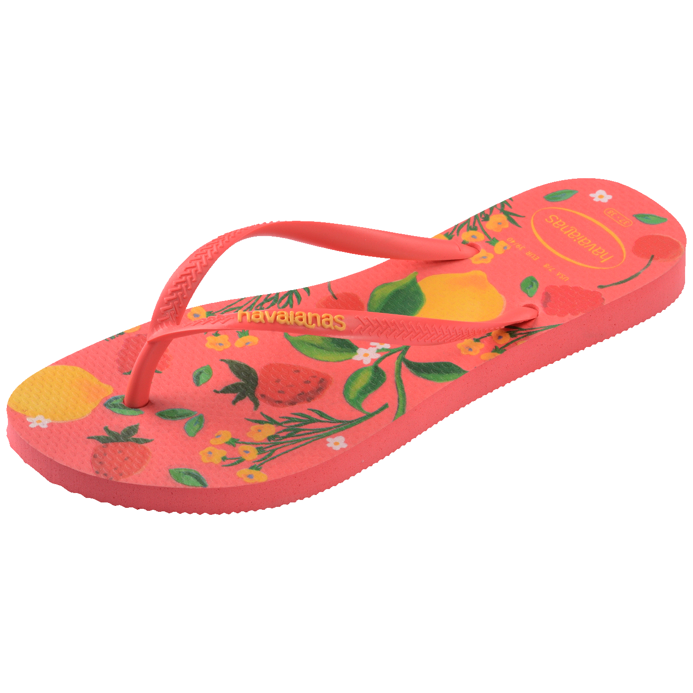 Chinelo  Slim Summer Bliss: Estampa Tropical Feminina, Conforto Leve para o Verão