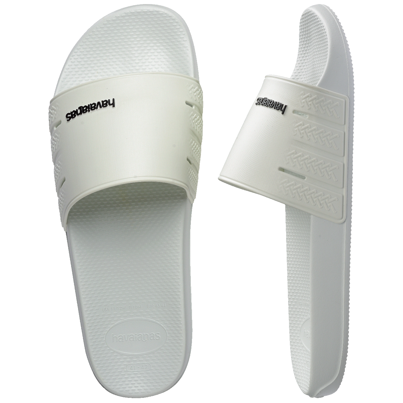 Chinelo Slide  Zero Branco: Conforto Leve, Estilo Versátil para o Verão