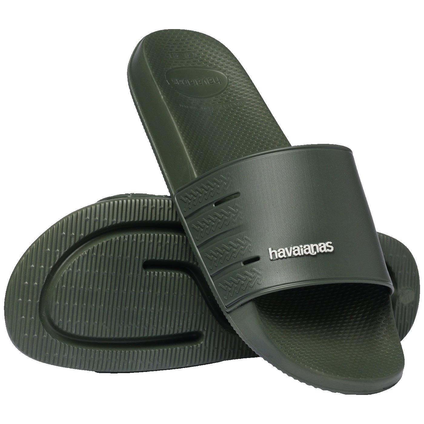 Chinelo Slide  Zero Unissex Verde Olive Conforto Leve Durável Verão