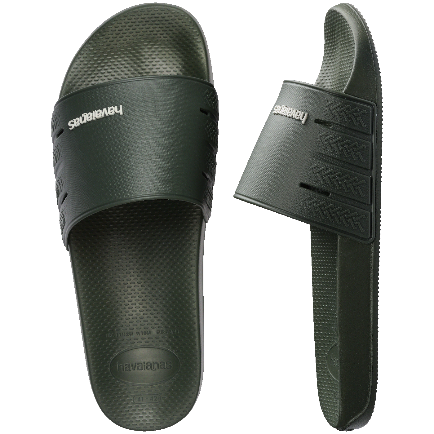 Chinelo Slide  Zero Unissex Verde Olive Conforto Leve Durável Verão